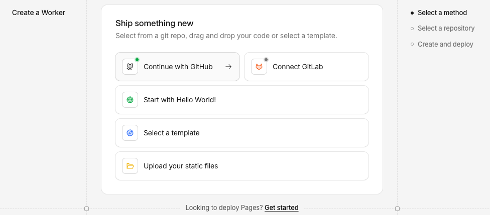 Cloudflare Pages deployment pipeline